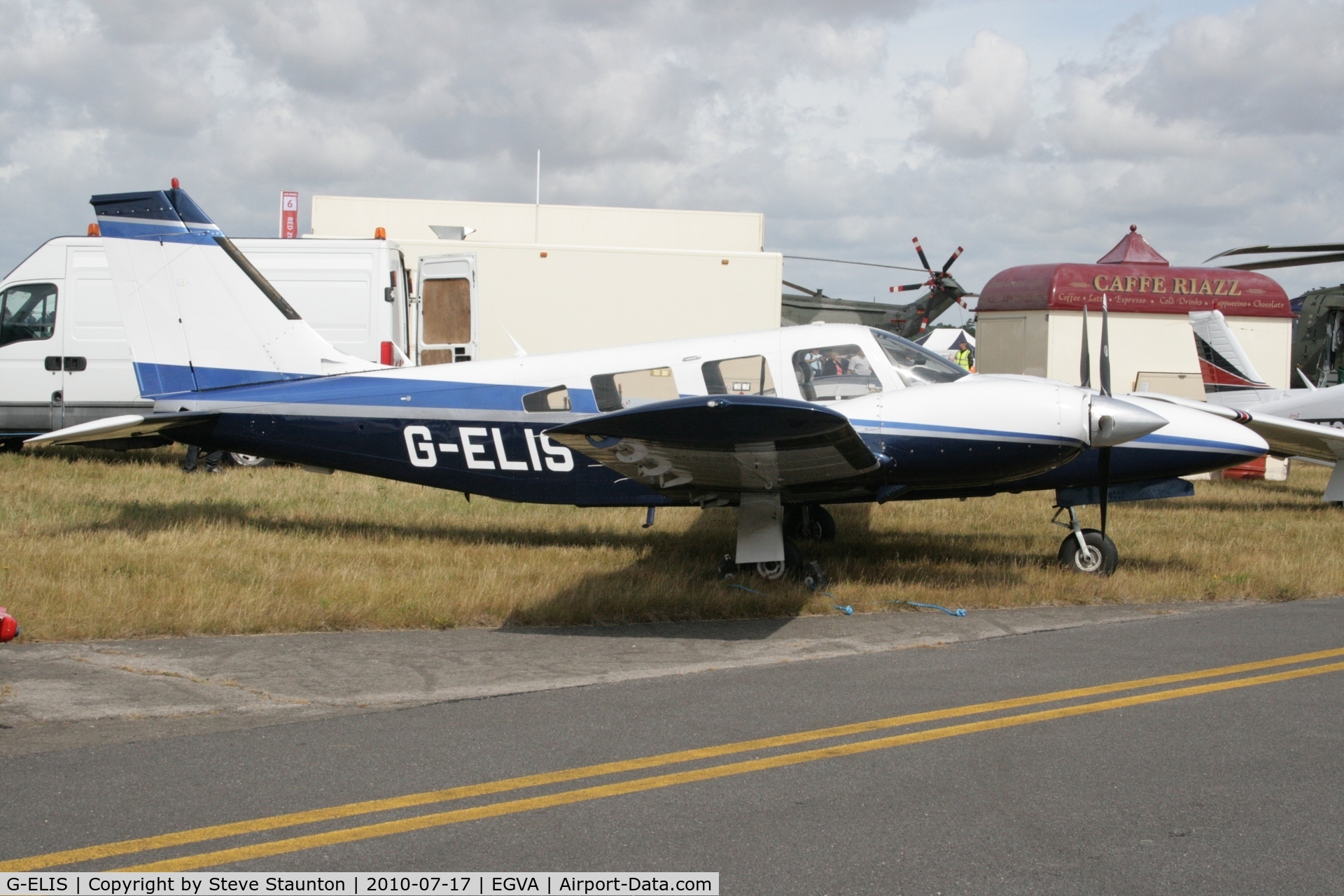 G-ELIS, 1980 Piper PA-34-200T Seneca II C/N 34-8070265, Taken at the Royal International Air Tattoo 2010