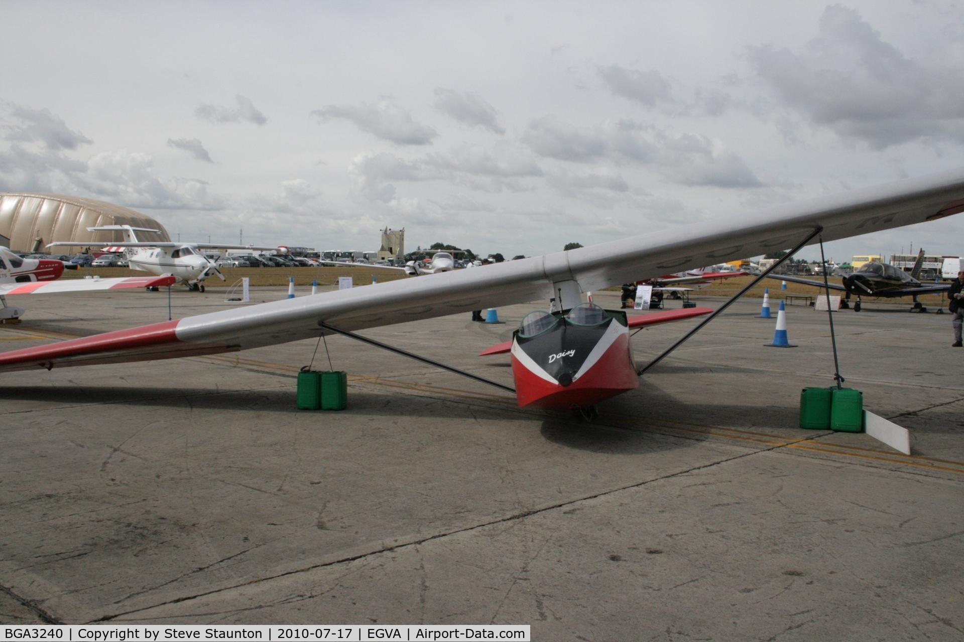 BGA3240, Slingsby T-21B Sedbergh TX.1 C/N 654, Taken at the Royal International Air Tattoo 2010