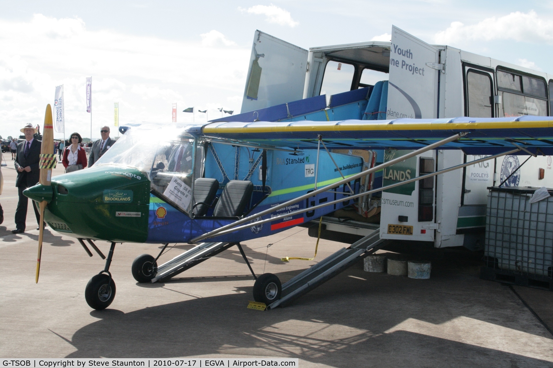 G-TSOB, 2005 Rans S-6ES Coyote II C/N PFA 204-14066, Taken at the Royal International Air Tattoo 2010