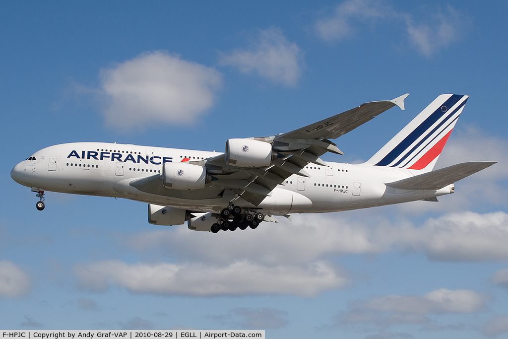 F-HPJC, 2009 Airbus A380-861 C/N 043, Air France A380-800