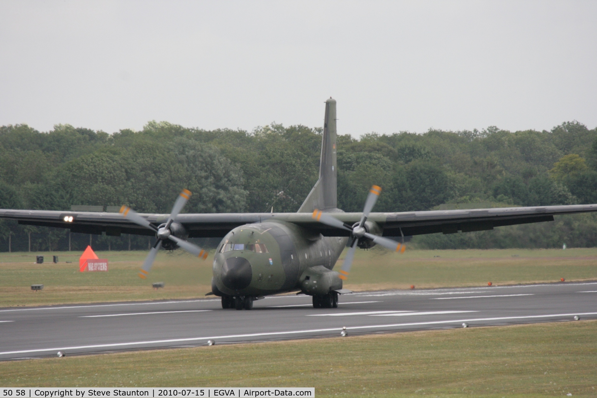 50 58, Transall C-160D C/N D80, Taken at the Royal International Air Tattoo 2010