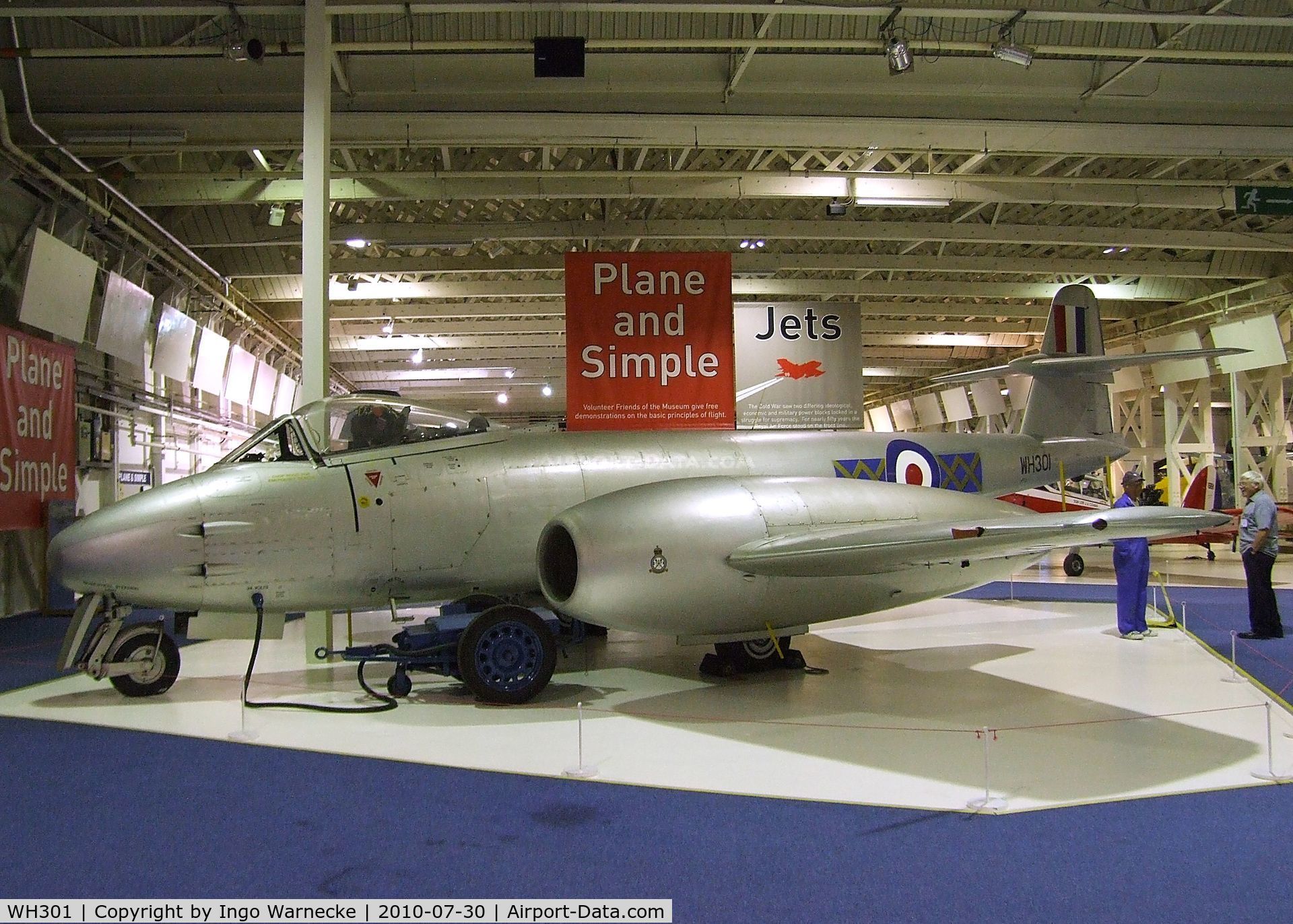 WH301, Gloster Meteor F.8 C/N Not found WH301, Gloster Meteor F8 at the RAF Museum, Hendon