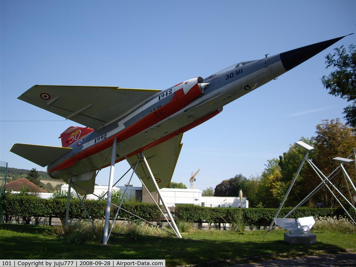 101, Dassault Mirage F.1C C/N Not found 101, on display at Les Andlys 