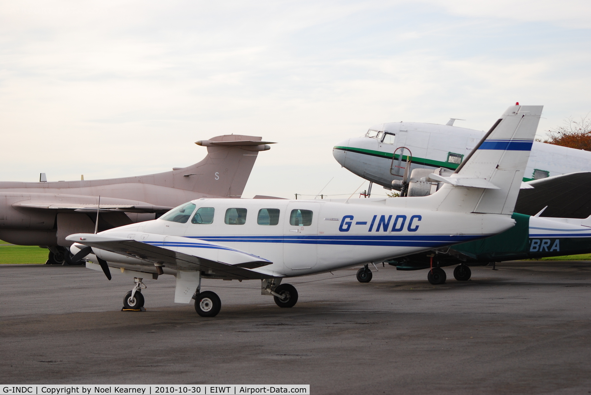 G-INDC, 1982 Cessna T303 Crusader C/N T303-00122, *