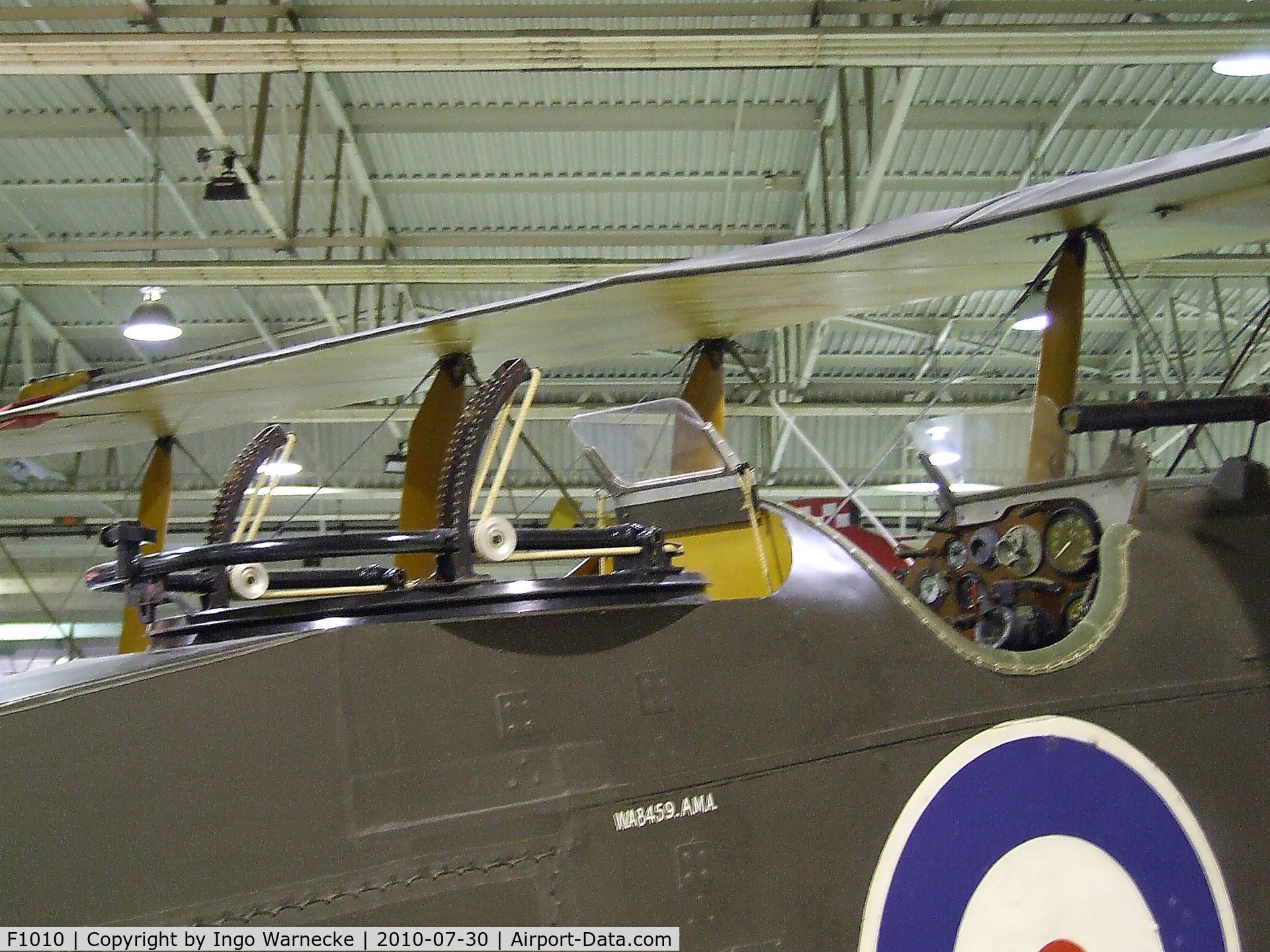 F1010, De Havilland DH-9A C/N WA8459AMA, De Havilland D.H.9A at the RAF Museum, Hendon