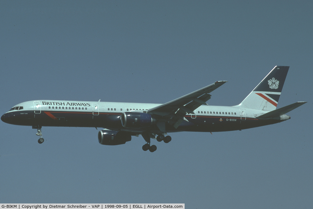 G-BIKM, 1984 Boeing 757-236 C/N 22184, British Airways Boeing 757-200