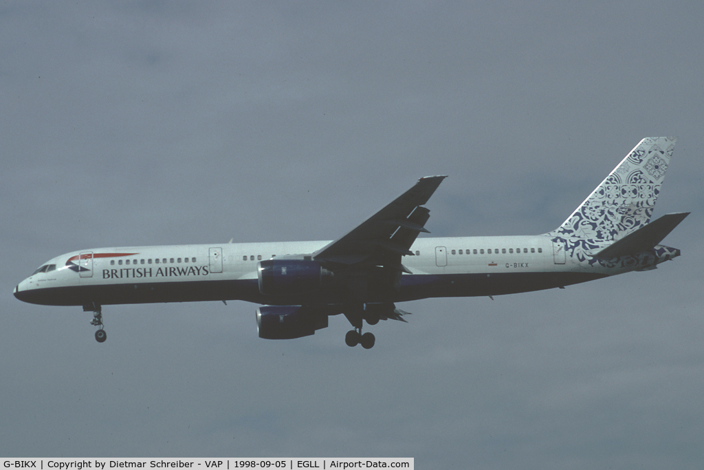 G-BIKX, 1986 Boeing 757-236/SF C/N 23493, British Airways Boeing 757-200