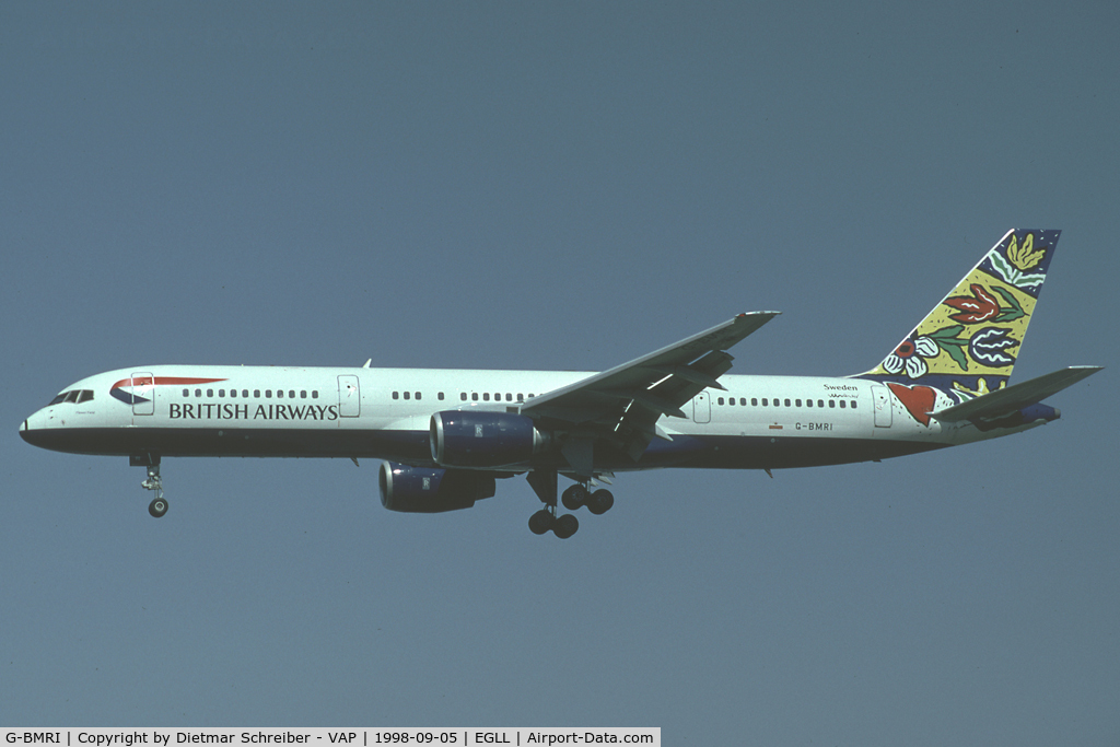 G-BMRI, 1989 Boeing 757-236/SF C/N 24267, British Airways Boeing 757-200
