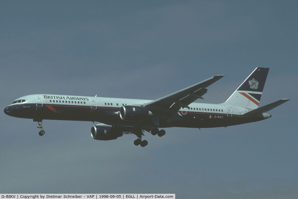 G-BIKV, 1985 Boeing 757-236 C/N 23400, British Airways Boeing 757-200