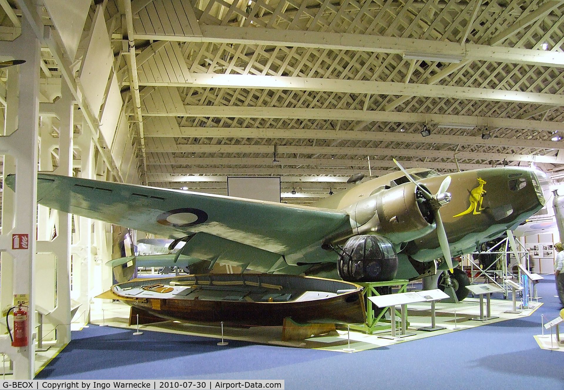 G-BEOX, Lockheed Hudson IV C/N 6464, Lockheed Hudson IIA at the RAF Museum, Hendon