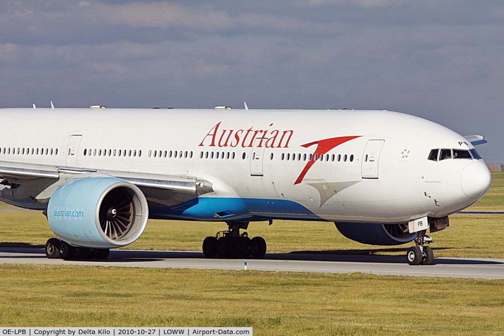 OE-LPB, 1998 Boeing 777-2Z9/ER C/N 28699, AUA [OS] Austrian Airlines