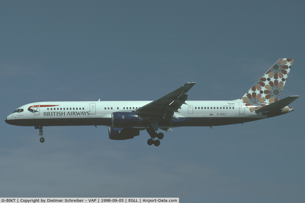 G-BIKT, 1985 Boeing 757-236 C/N 23398, British Airways Boeing 757-200