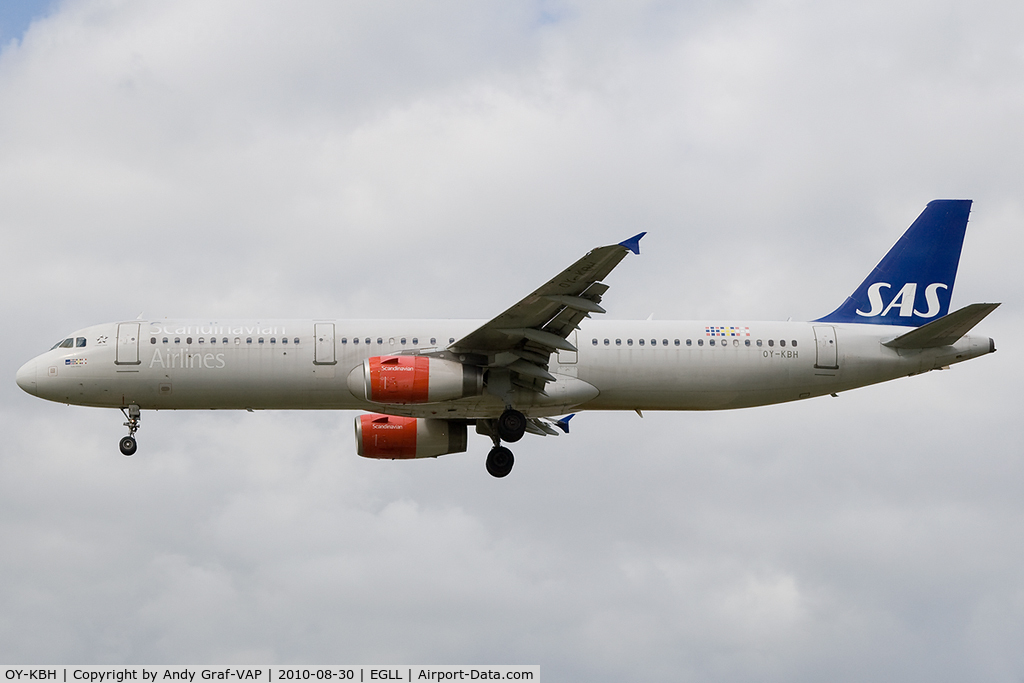 OY-KBH, 2002 Airbus A321-232 C/N 1675, Scandinavian Airlines A321