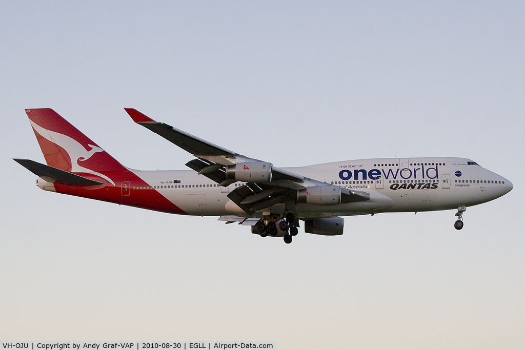 VH-OJU, 1999 Boeing 747-438 C/N 25566, Qantas 747-400