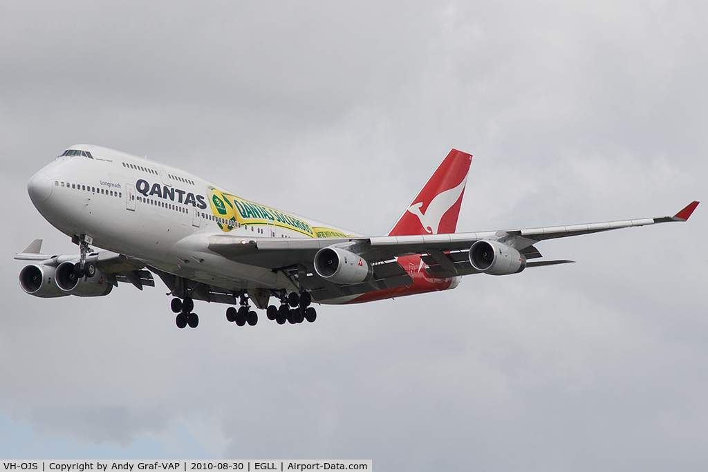 VH-OJS, 1999 Boeing 747-438 C/N 25564, Qantas 747-400