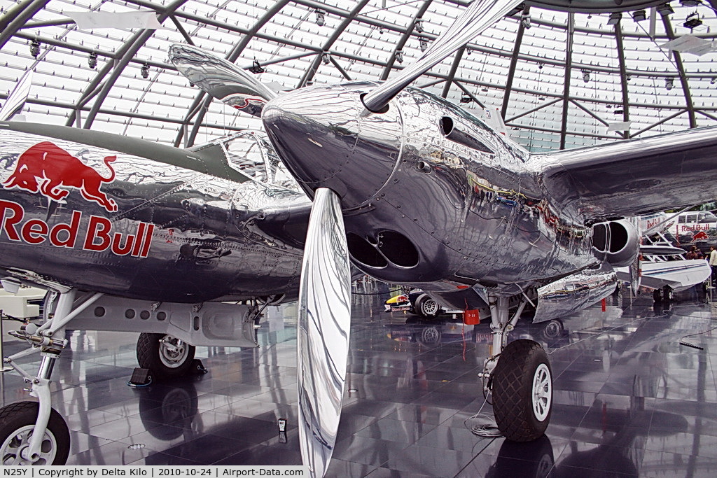 N25Y, 1944 Lockheed P-38L-5LO Lightning C/N AF44-53254, Flying Bulls Hangar 7