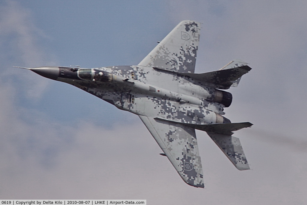 0619, Mikoyan-Gurevich MiG-29AS C/N 2960535406/4713, Slovakia - Air Force