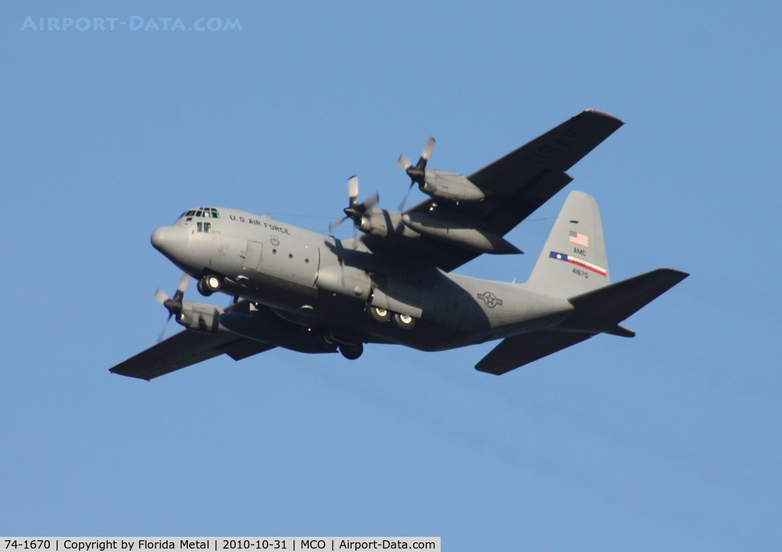74-1670, 1974 Lockheed C-130H Hercules C/N 382-4620, C-130H