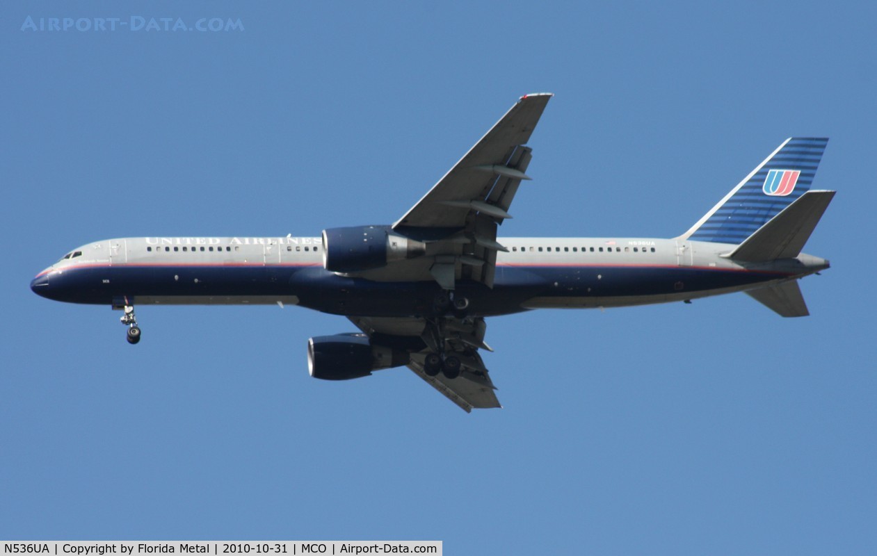 N536UA, 1991 Boeing 757-222 C/N 25156, United 757-200