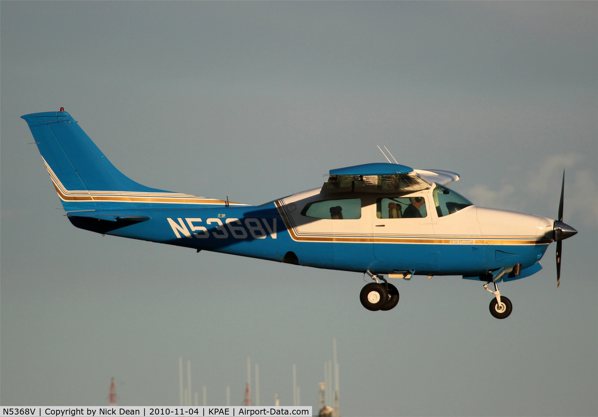 N5368V, 1975 Cessna T210L Turbo Centurion C/N 21060921, KPAE