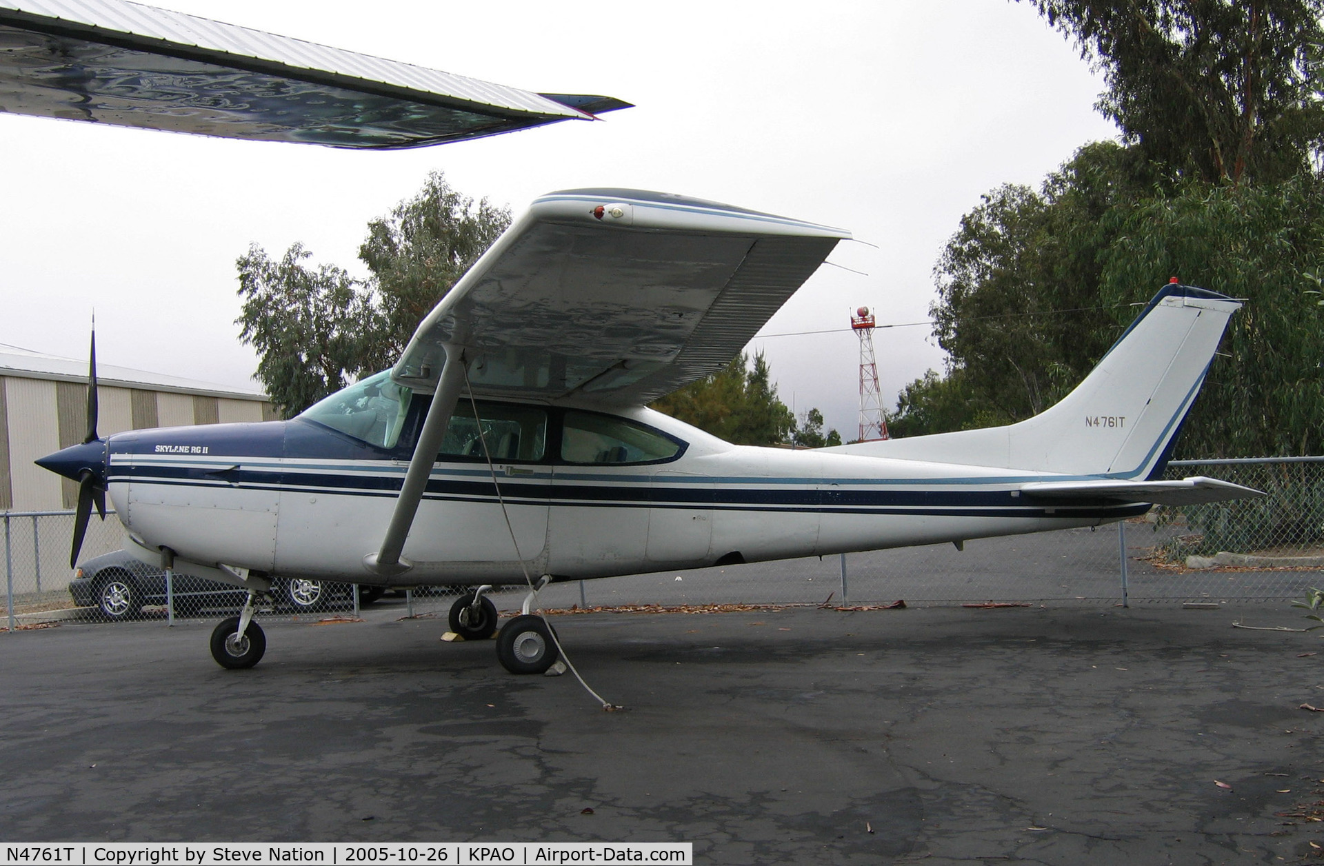 N4761T, 1981 Cessna TR182 Turbo Skylane RG C/N R18201755, 1981 Cessna TR182 @ Palo Alto, CA