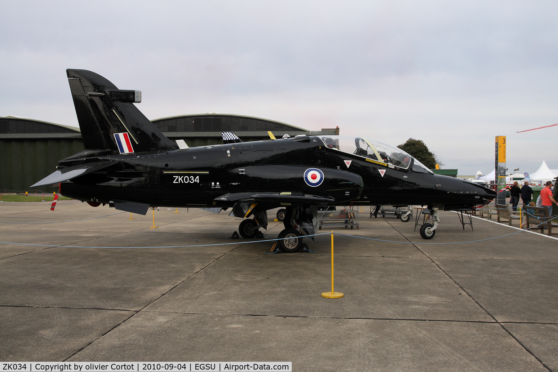 ZK034, 2010 British Aerospace Hawk T2 C/N RT025/1263, Duxford battle of britain airshow 2010