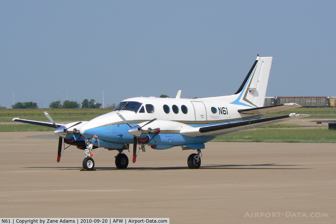 N61, 1980 Beech C90 C/N LJ-893, At Alliance Airport, Ft. Worth, TX