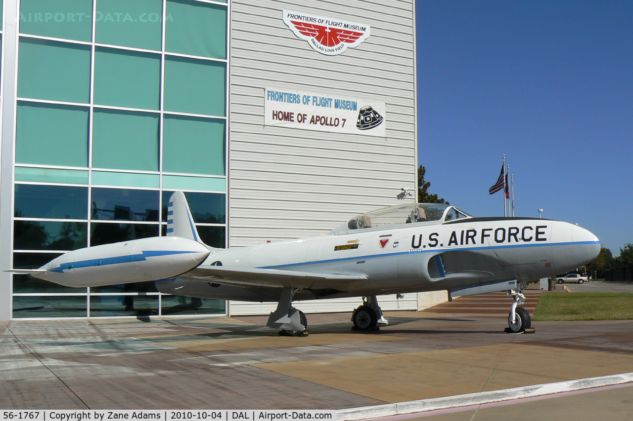 56-1767, 1956 Lockheed T-33A Shooting Star C/N 580-1117, Frontiers of Flight Museum At Dallas Love Field