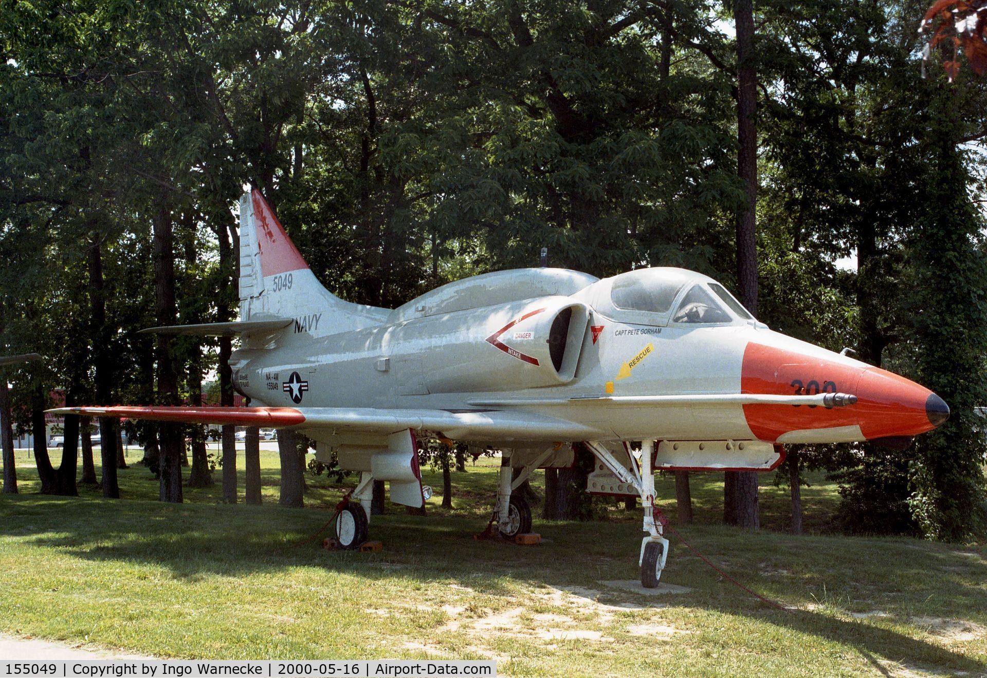 155049, Douglas NA-4M Skyhawk C/N 13865, Douglas NA-4M Skyhawk at the Patuxent River Naval Air Museum