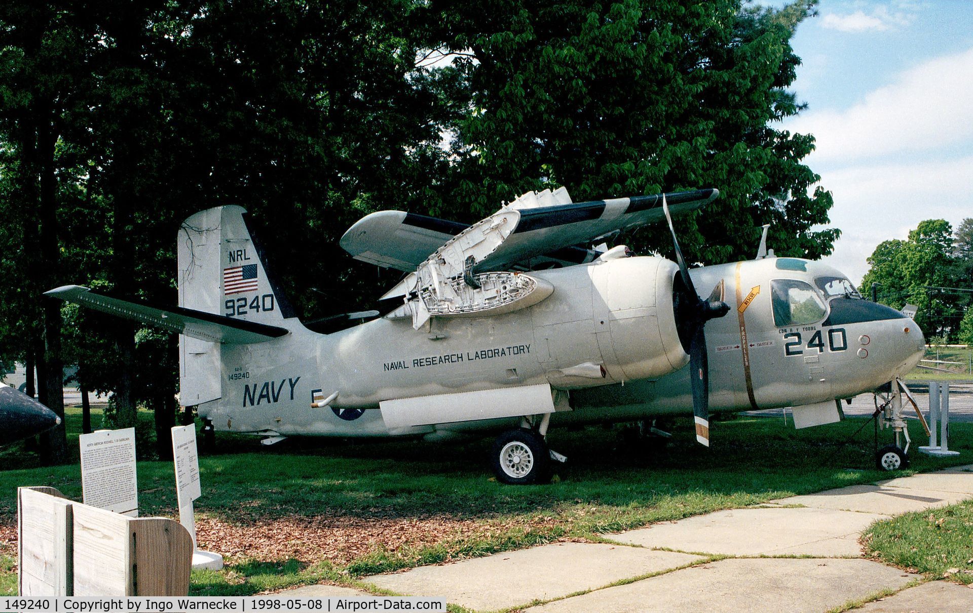 149240, Grumman US-2D Tracker C/N 84C, Grumman S-2D Tracker at the Patuxent River Naval Air Museum
