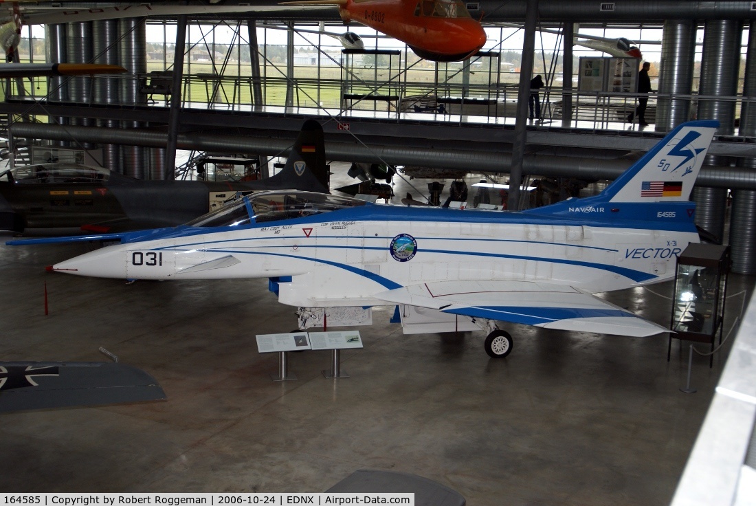 164585, Rockwell-MBB X-31A C/N 2, Preserved Deutsche Museum.Flugwerft Schleissheim.Germany.