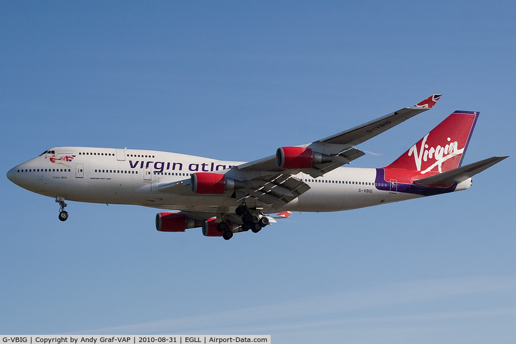 G-VBIG, 1996 Boeing 747-4Q8 C/N 26255, Virgin Atlantic 747-400