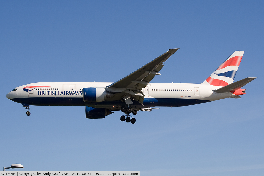 G-YMMP, 2001 Boeing 777-236 C/N 30315, British Airways 777-200