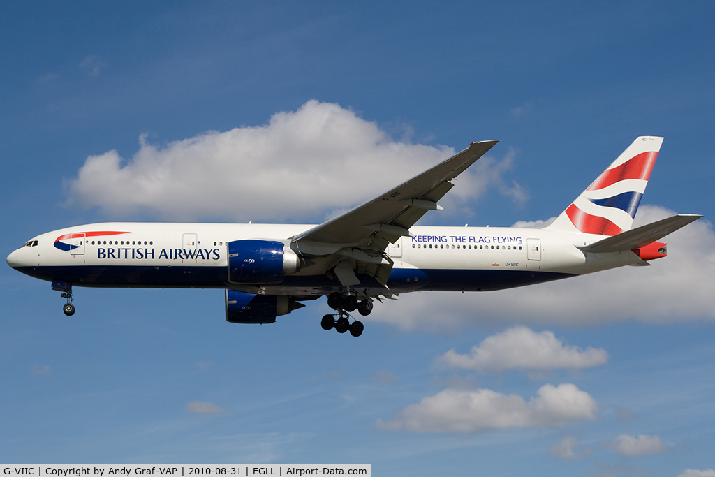 G-VIIC, 1997 Boeing 777-236 C/N 27485, British Airways 777-200