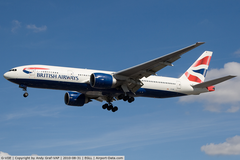 G-VIIE, 1997 Boeing 777-236 C/N 27487, British Airways 777-200