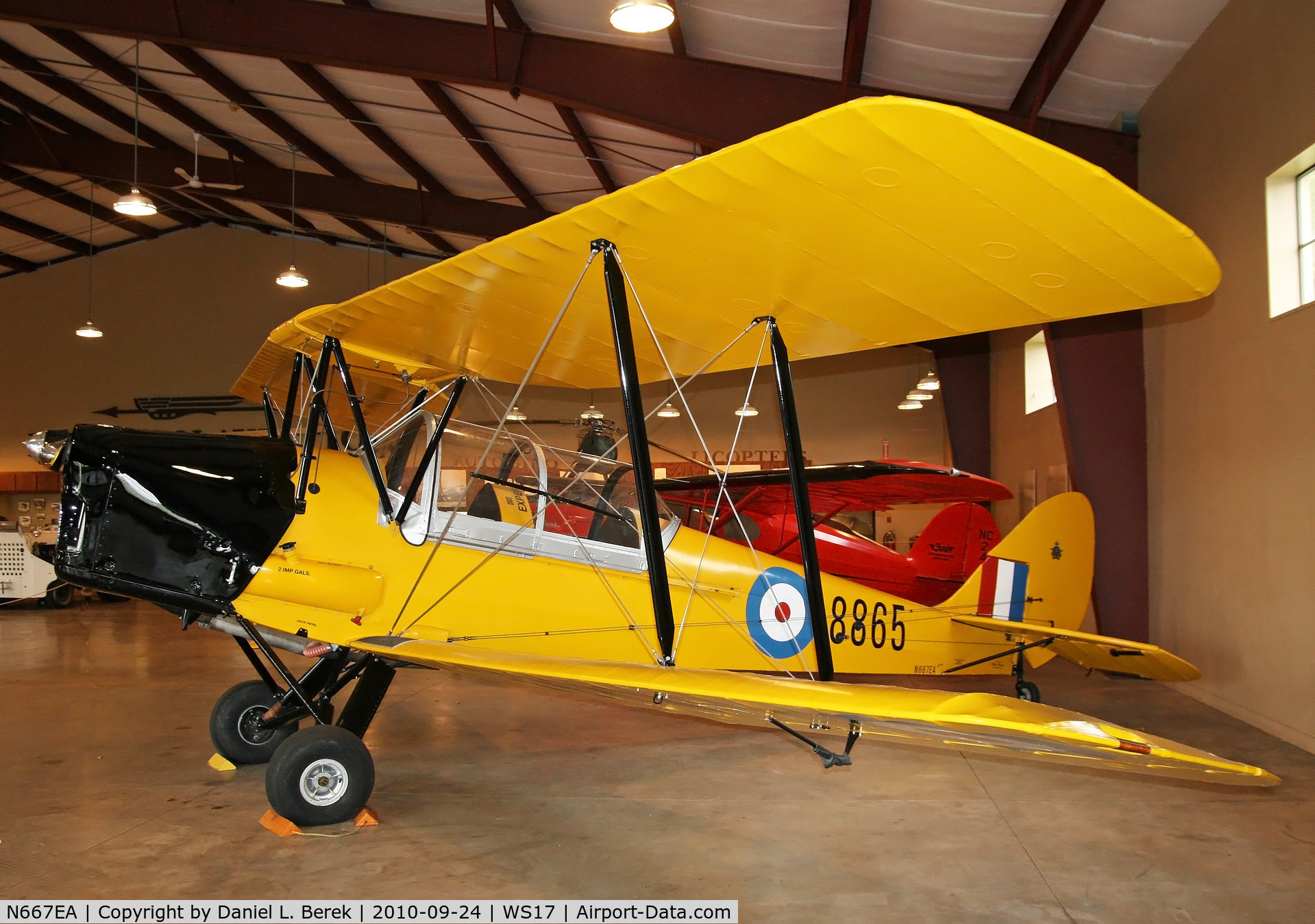 N667EA, 1942 De Havilland Canada DH-82C Tiger Moth C/N DHC1667, This aircraft was one of EAA's earliest acquisitions.