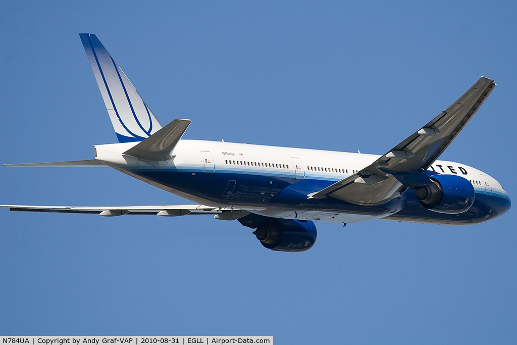 N784UA, 1997 Boeing 777-222/ER C/N 26951, United Airlines 777-200