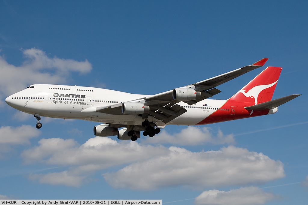 VH-OJR, 1992 Boeing 747-438 C/N 25547, Qantas 747-400