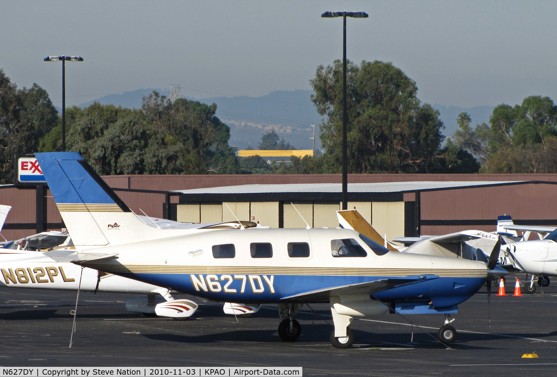 N627DY, 1999 Piper PA-46-350P Malibu Mirage C/N 4636247, KSTS/Santa Rosa, Ca-based 1999 PA-46-350P visiting KPAO/Palo Alto, CA