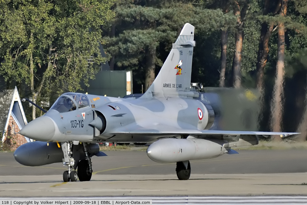 118, Dassault Mirage 2000C C/N 385, Tiger Meet 2009
