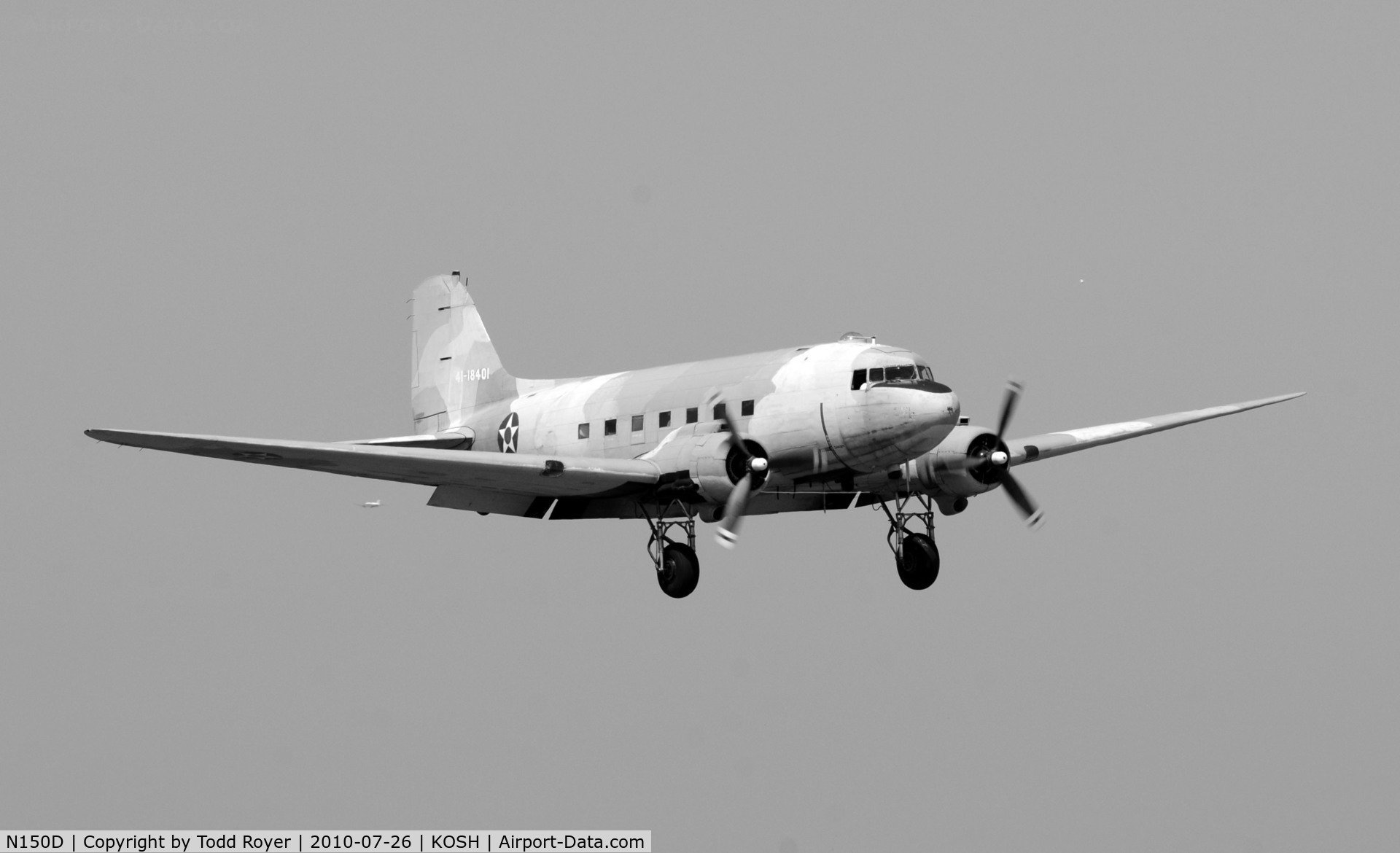 N150D, 1944 Douglas DC3C-S1C3G (C-47A) C/N 20195, EAA AIRVENTURE 2010