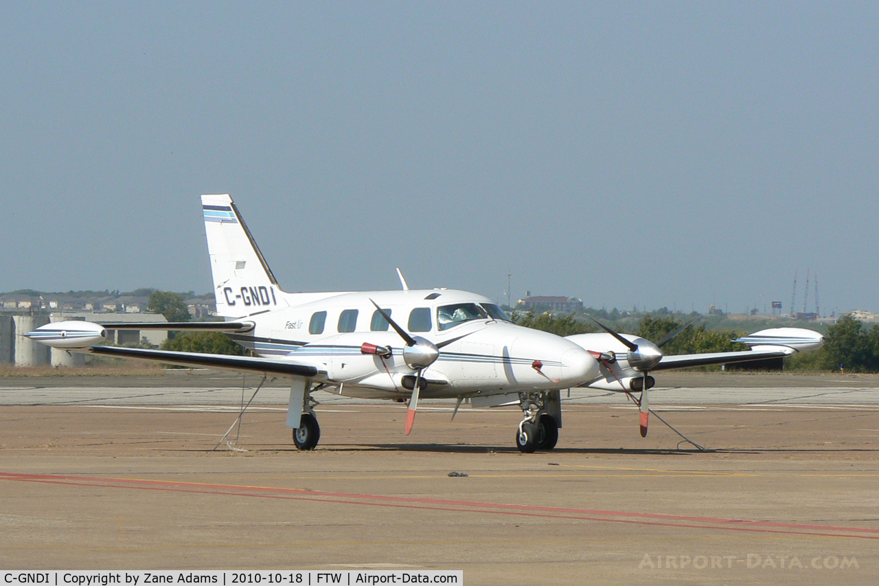 C-GNDI, 1976 Piper PA-31T Cheyenne II C/N 31T-7620036, At Meacham Field - Fort Worth, TX
