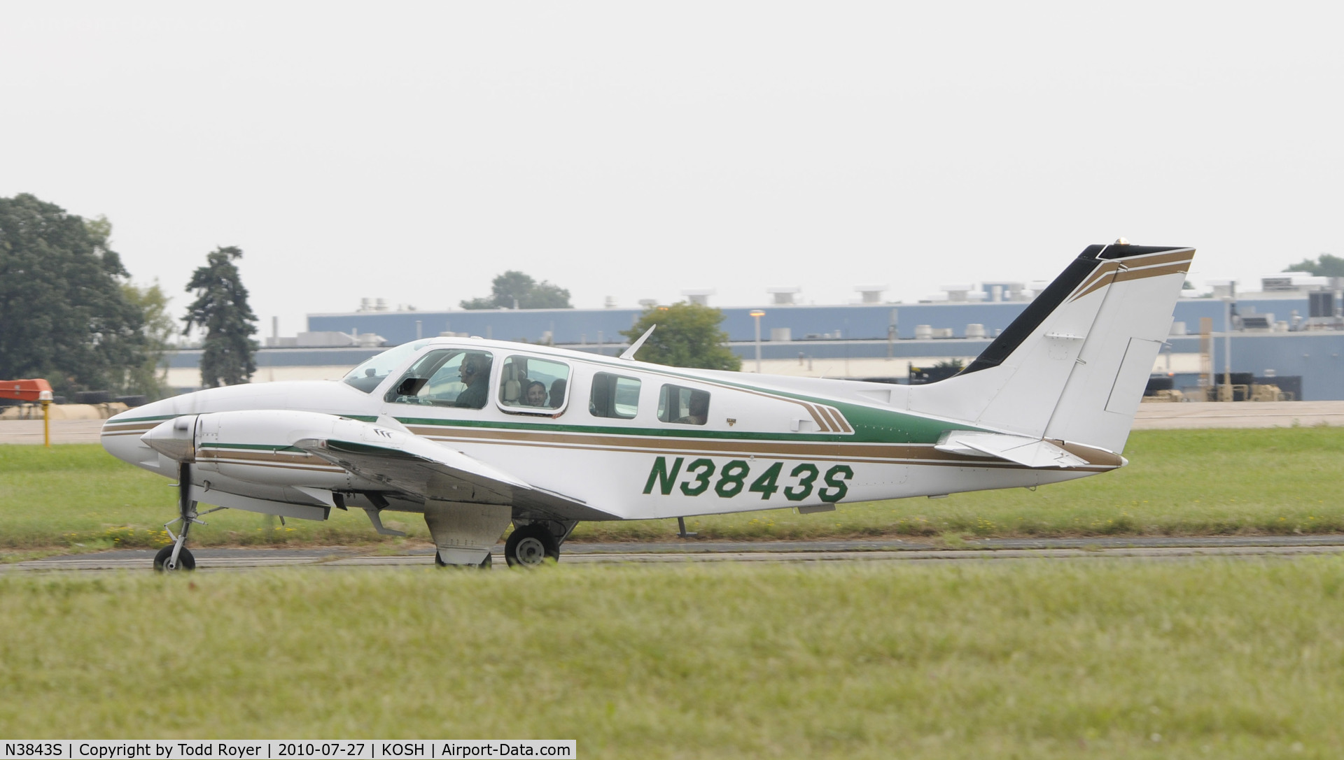 N3843S, 1981 Beech 58TC Baron C/N TK-139, EAA AIRVENTURE 2010