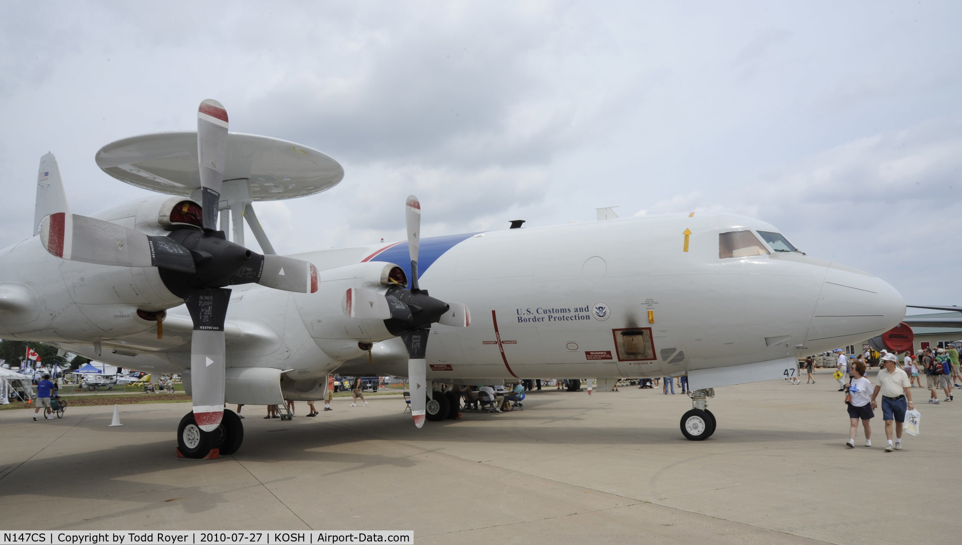 N147CS, Lockheed P-3 AEW&C C/N 185-5162, EAA AIRVENTURE 2010