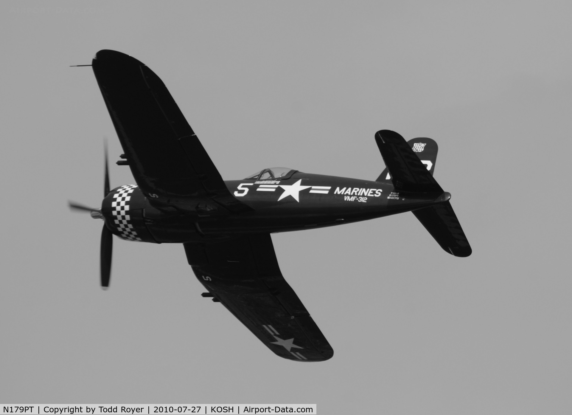 N179PT, 1948 Vought F4U-5 Corsair C/N Not found (Bu122179), EAA AIRVENTURE 2010