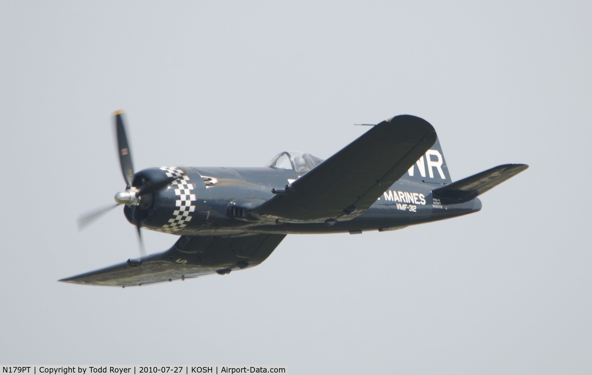 N179PT, 1948 Vought F4U-5 Corsair C/N Not found (Bu122179), EAA AIRVENTURE 2010