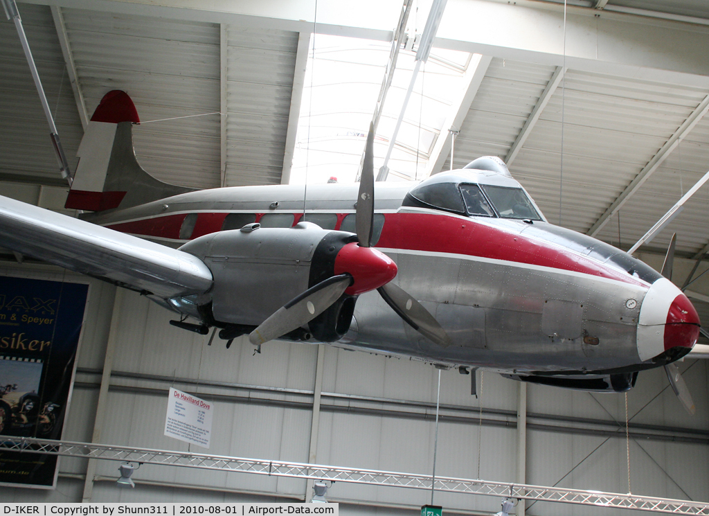 D-IKER, De Havilland DH-104 Dove 5 C/N 04530, C/n 04530 - DH-104 Dove preserved @ Sinsheim Museum