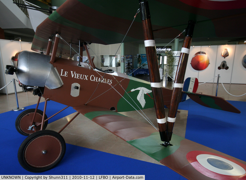 UNKNOWN, Miscellaneous Various C/N unknown, Nieuport 11 replica exhibited inside the Old Terminal during special week-end for child...