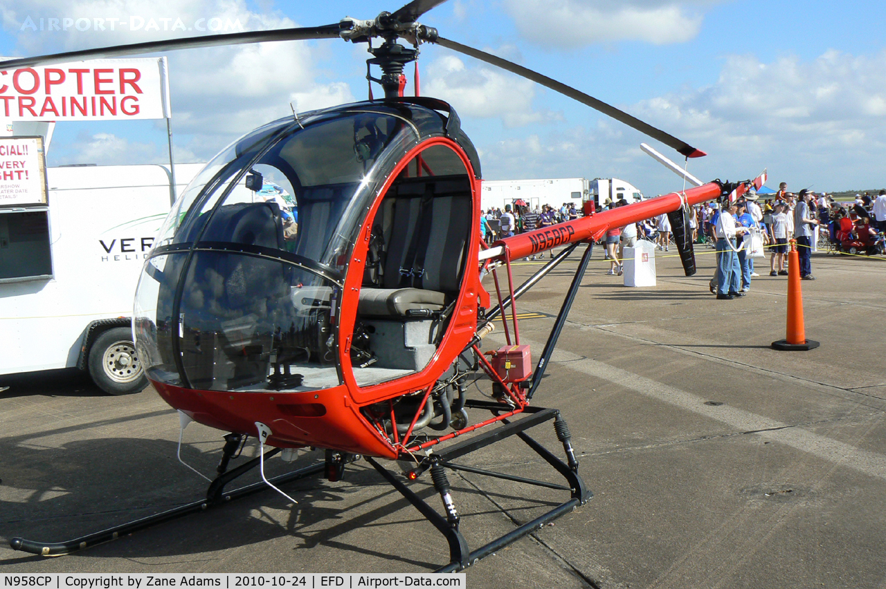 N958CP, 1996 Schweizer 269C C/N S1710, At the 2010 Wings Over Houston Airshow