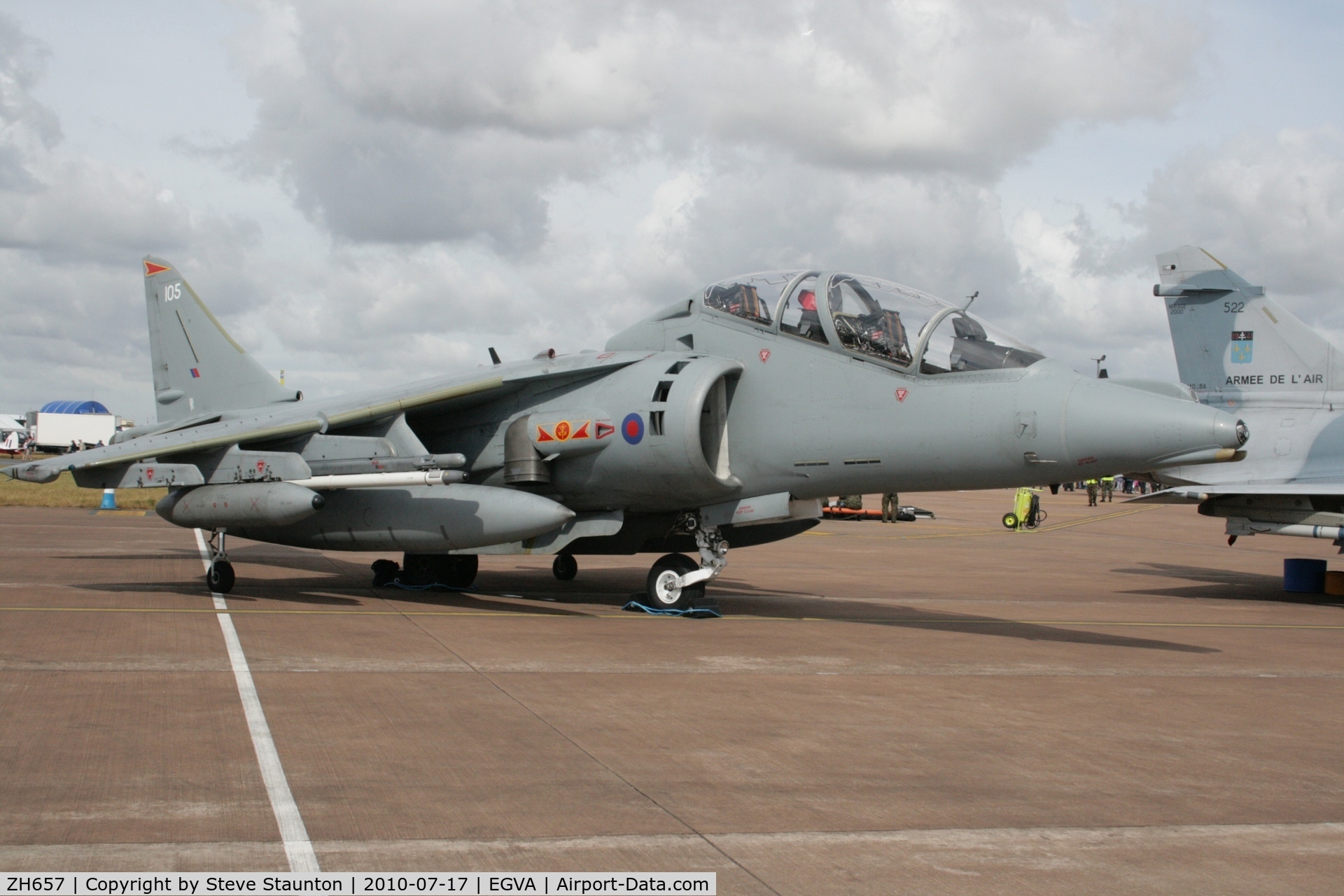 ZH657, 1994 British Aerospace Harrier T.10 C/N TX005, Taken at the Royal International Air Tattoo 2010